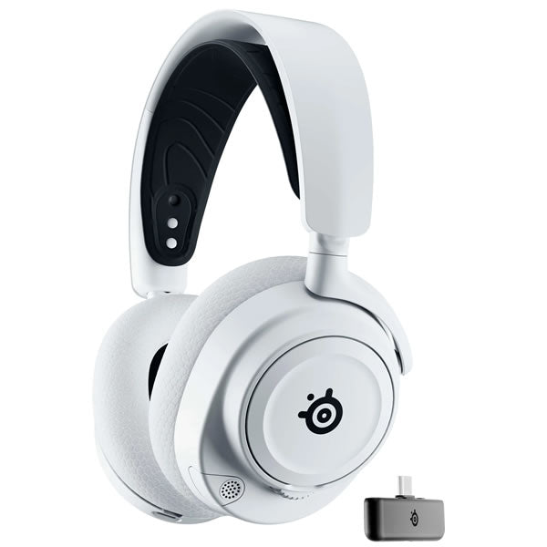 SteelSeries Arctis Nova 7 Multi-Platform Premium Wireless Gaming Headset - White | dynacor.co.za
