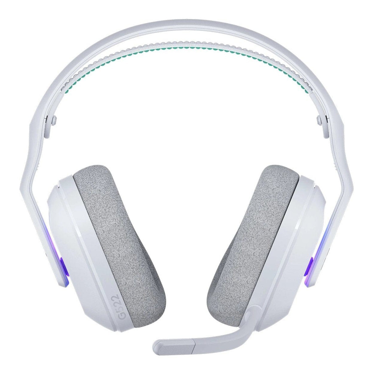 Logitech Wireless Gaming Headset with LIGHTSYNC RGB | 2.4GHZ Detachable Mic - White|USB-A LIGHTSPEED Wireless Receiver | Wired USB-A US | dynacor.co.za