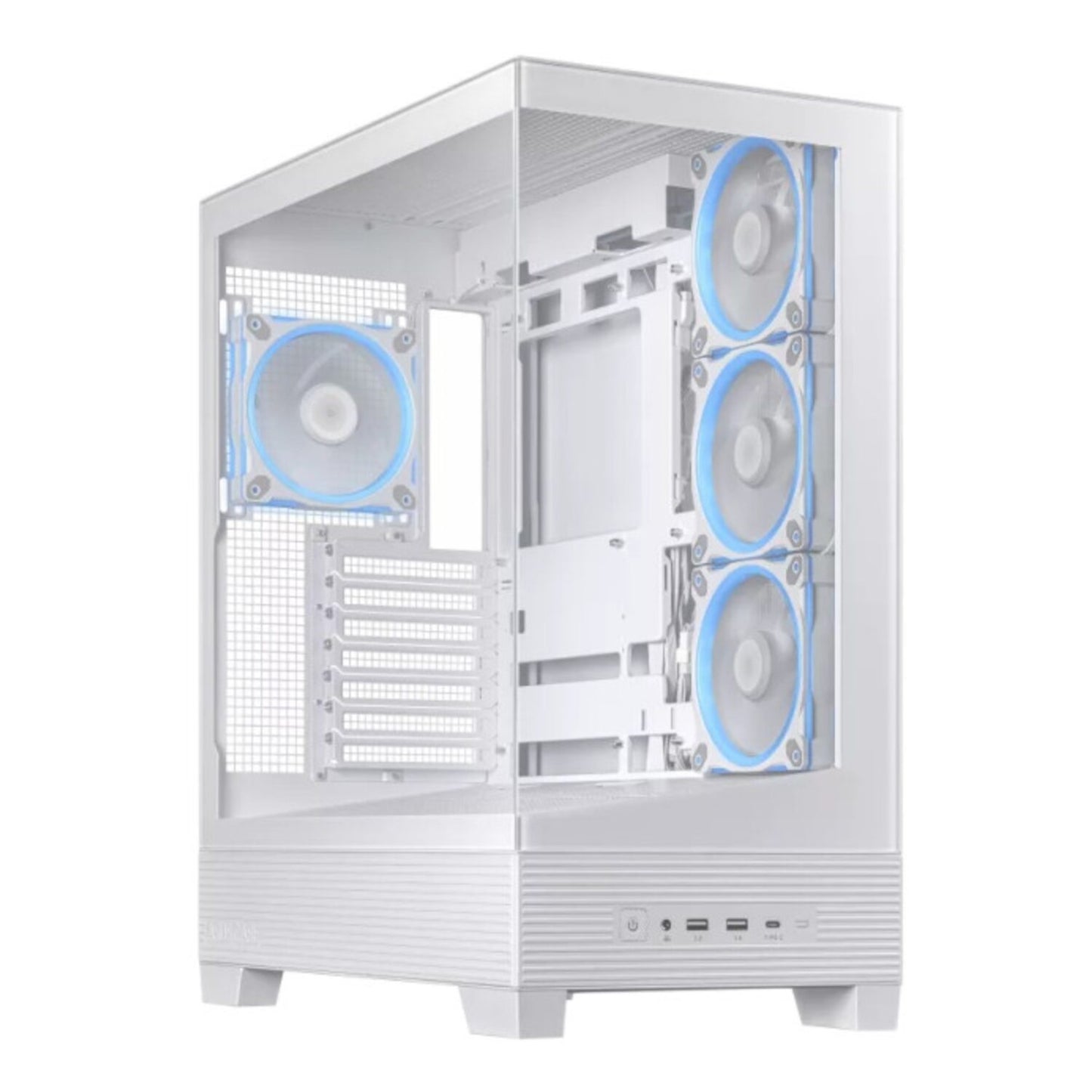 Asus A31 PLUS Mid Tower ATX Chassis - White | dynacor.co.za