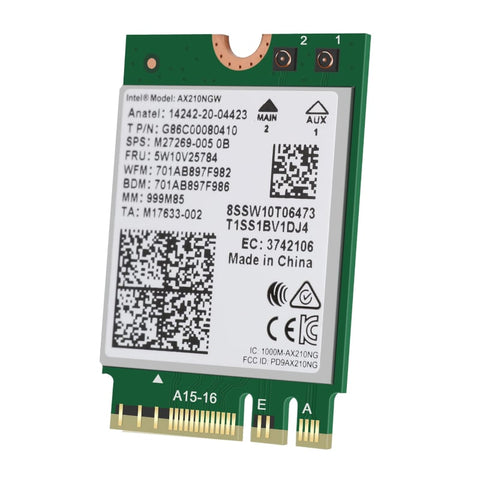 Intel AX210 M.2 Wifi Card Module | dynacor.co.za