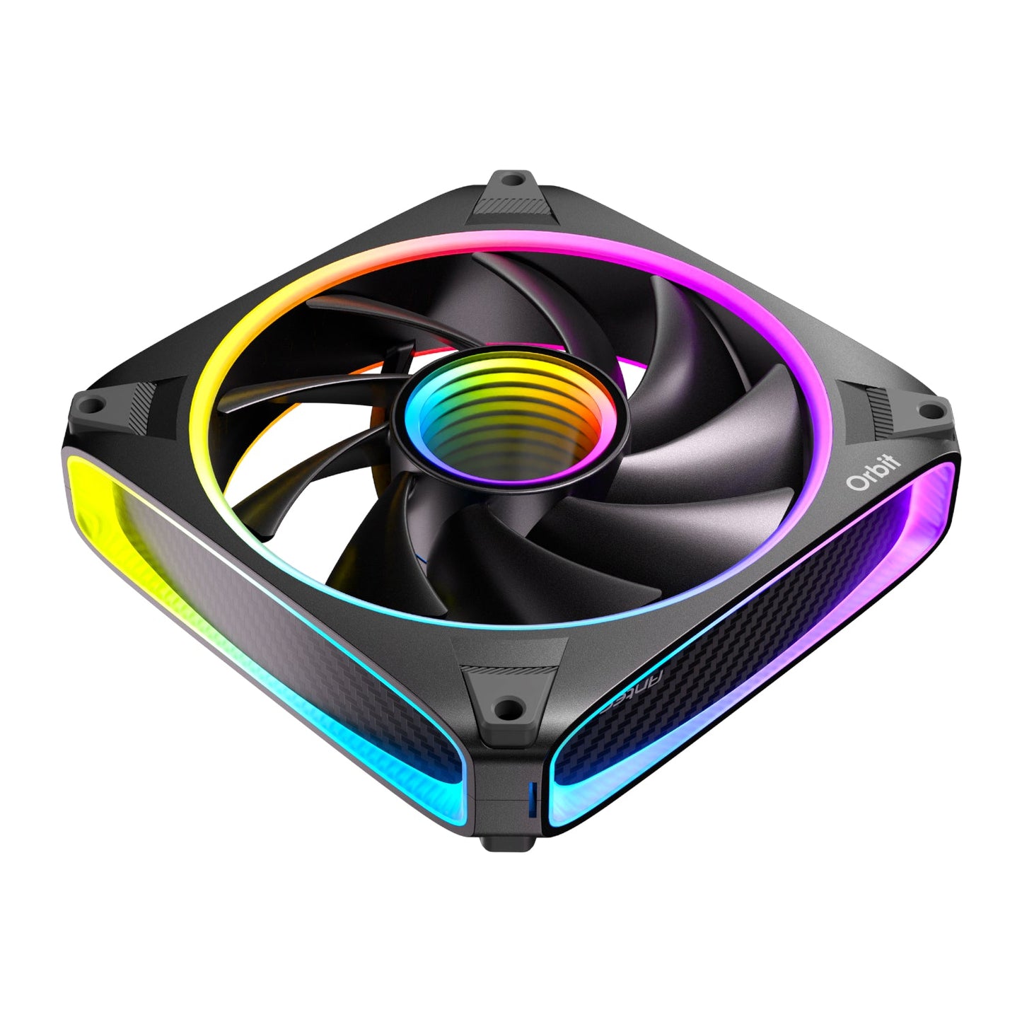 Antec ORBIT PWM 120mm ARGB Fan 3 Pack - Black | dynacor.co.za