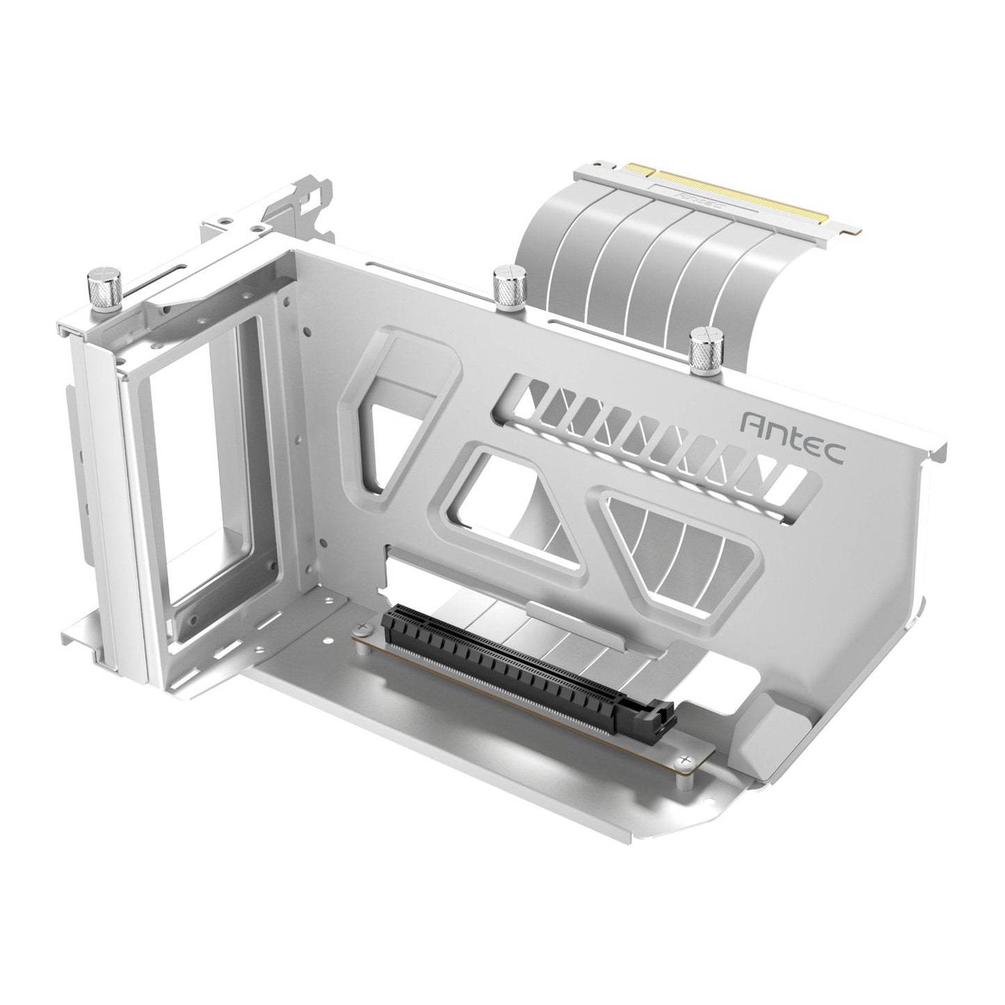Antec Vertical GPU Bracket with PCIE 4.0 Riser Cable ( Shift White ) | dynacor.co.za