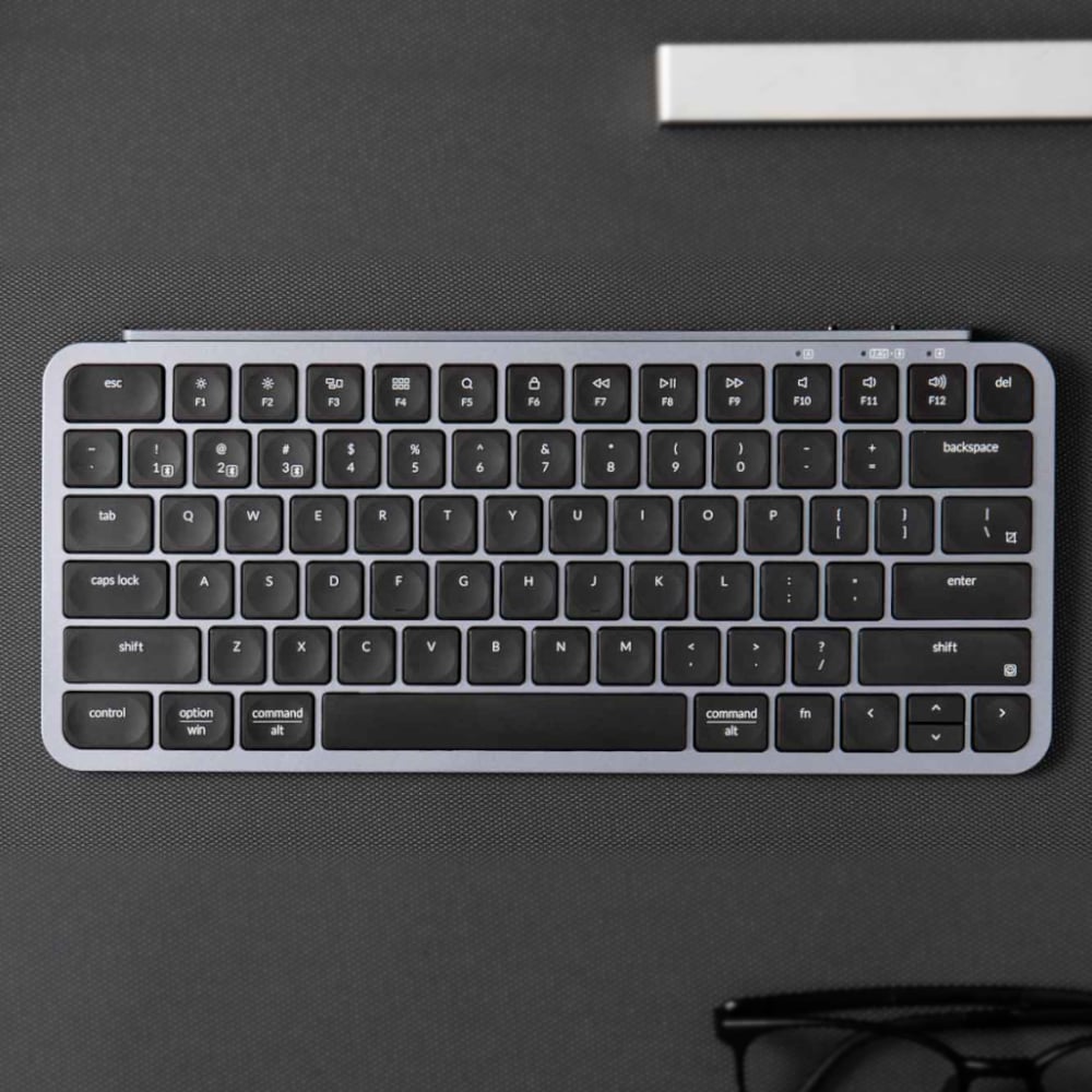 Keychron B1 Pro Ultra-Slim 75% Wireless Keyboard - Space Grey | dynacor.co.za