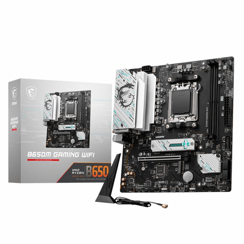 MSI B650M GAMING WIFI AMD AM5 mATX Gaming Motherboard | dynacor.co.za