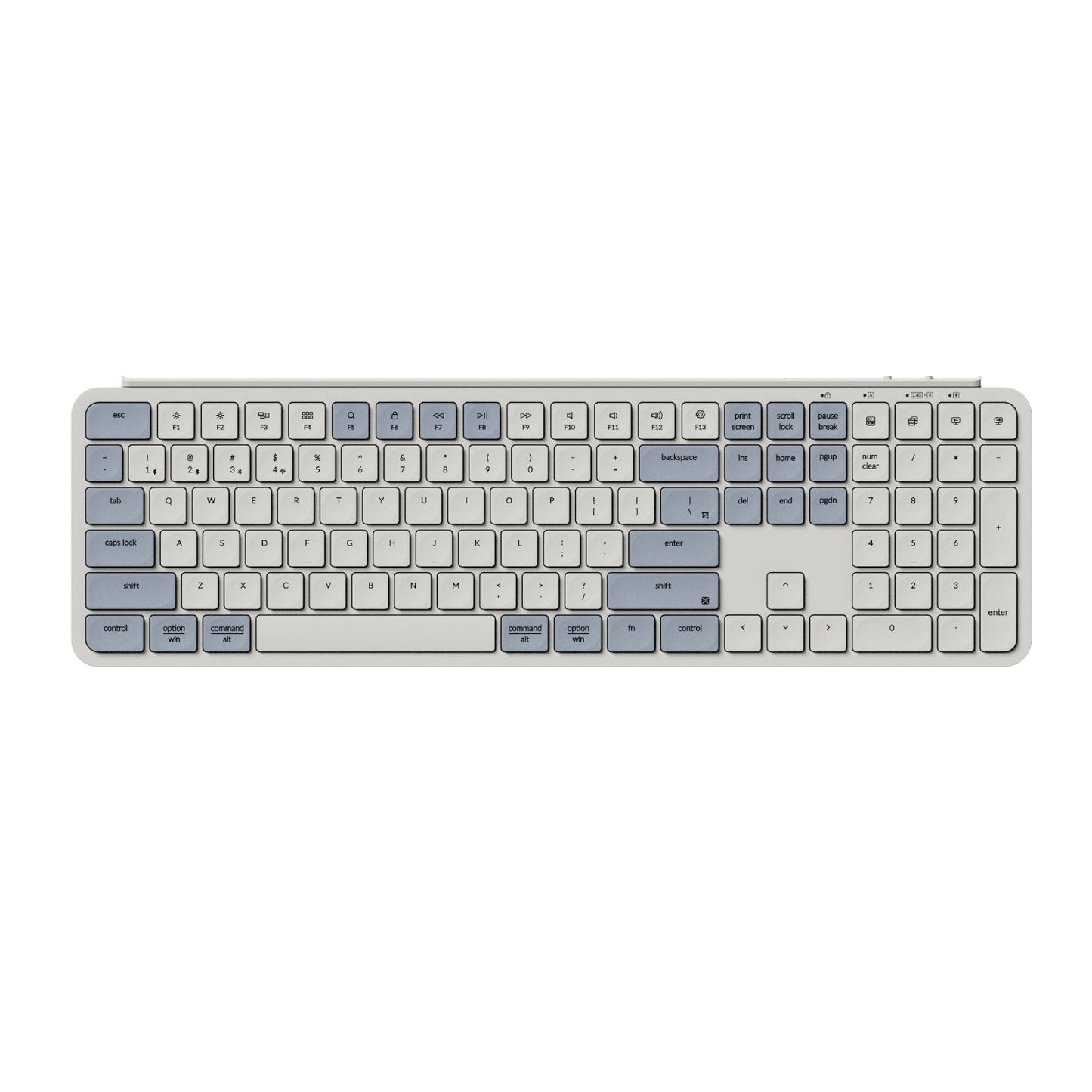Keychron B6 Pro Ultra-Slim 100% Wireless Keyboard - Retro Blue | dynacor.co.za