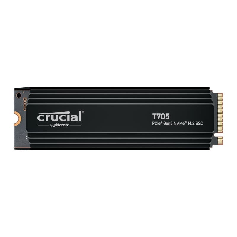 Crucial T705 2TB M.2 NVMe Gen5 with Heatsink NAND SSD | dynacor.co.za