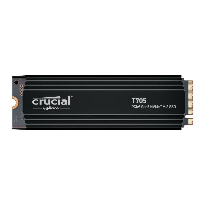 Crucial T705 4TB M.2 NVMe Gen5 with Heatsink NAND SSD | dynacor.co.za