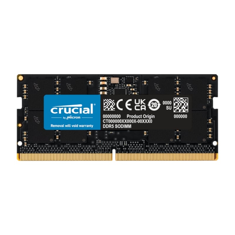 Crucial 48GB 5600MHz DDR5 SODIMM Notebook Memory | dynacor.co.za