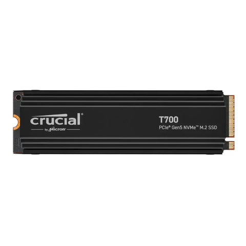 Crucial T700 4TB M.2 NVMe Gen5 with Heatsink NAND SSD | dynacor.co.za
