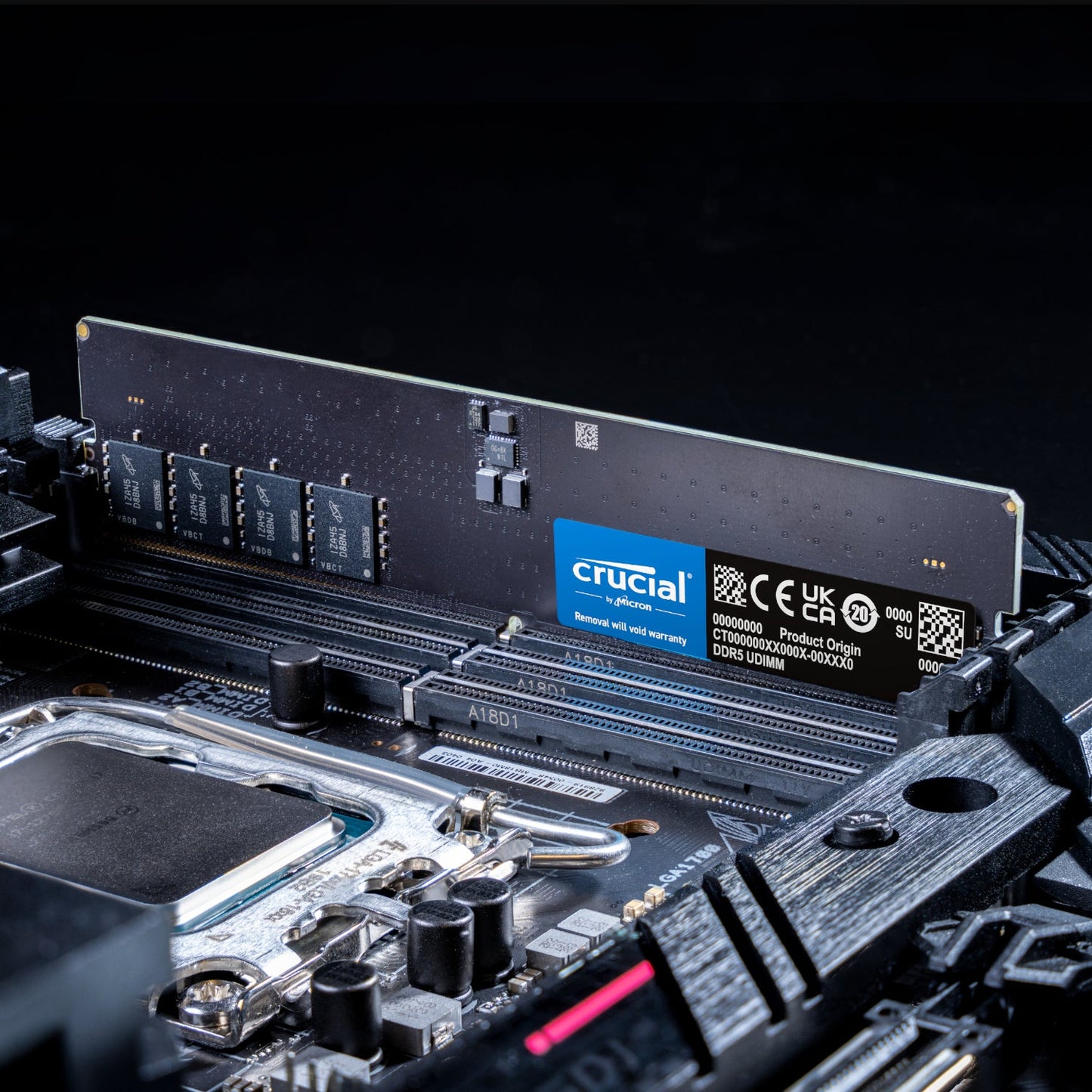 Crucial 64GB DDR5 5600Mhz UDIMM Desktop Memory | dynacor.co.za