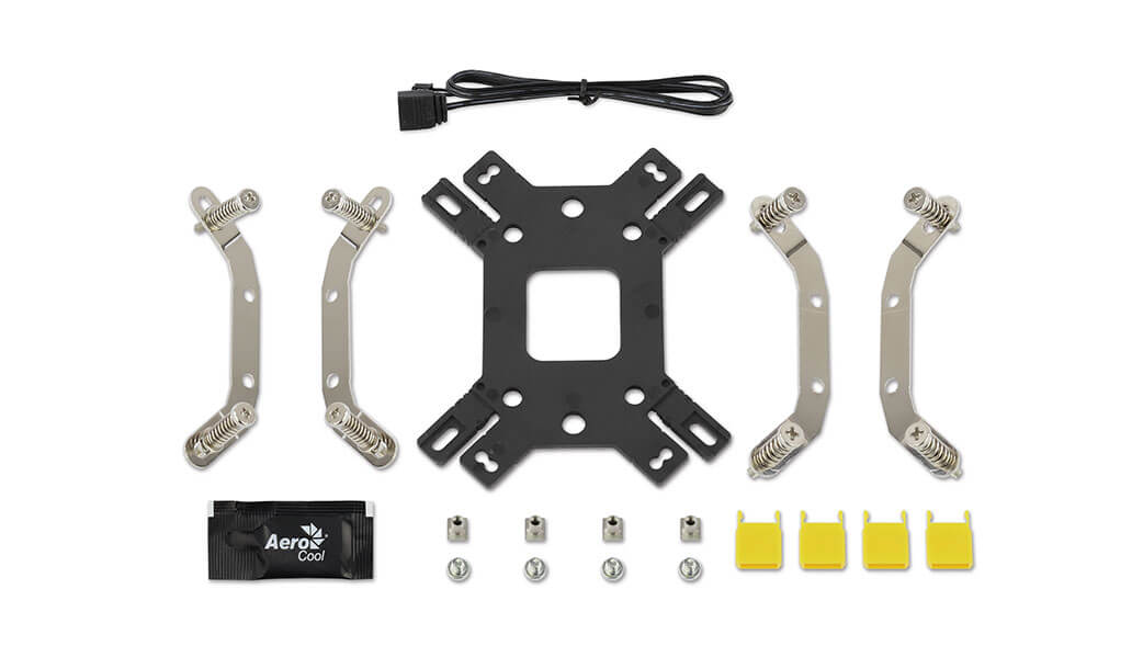 Aerocool Cylon 4F ARGB CPU Air Cooler - Aluminum - (TDP) up to 145W - LGA 1700/1200/115X AM4/AM5. | dynacor.co.za