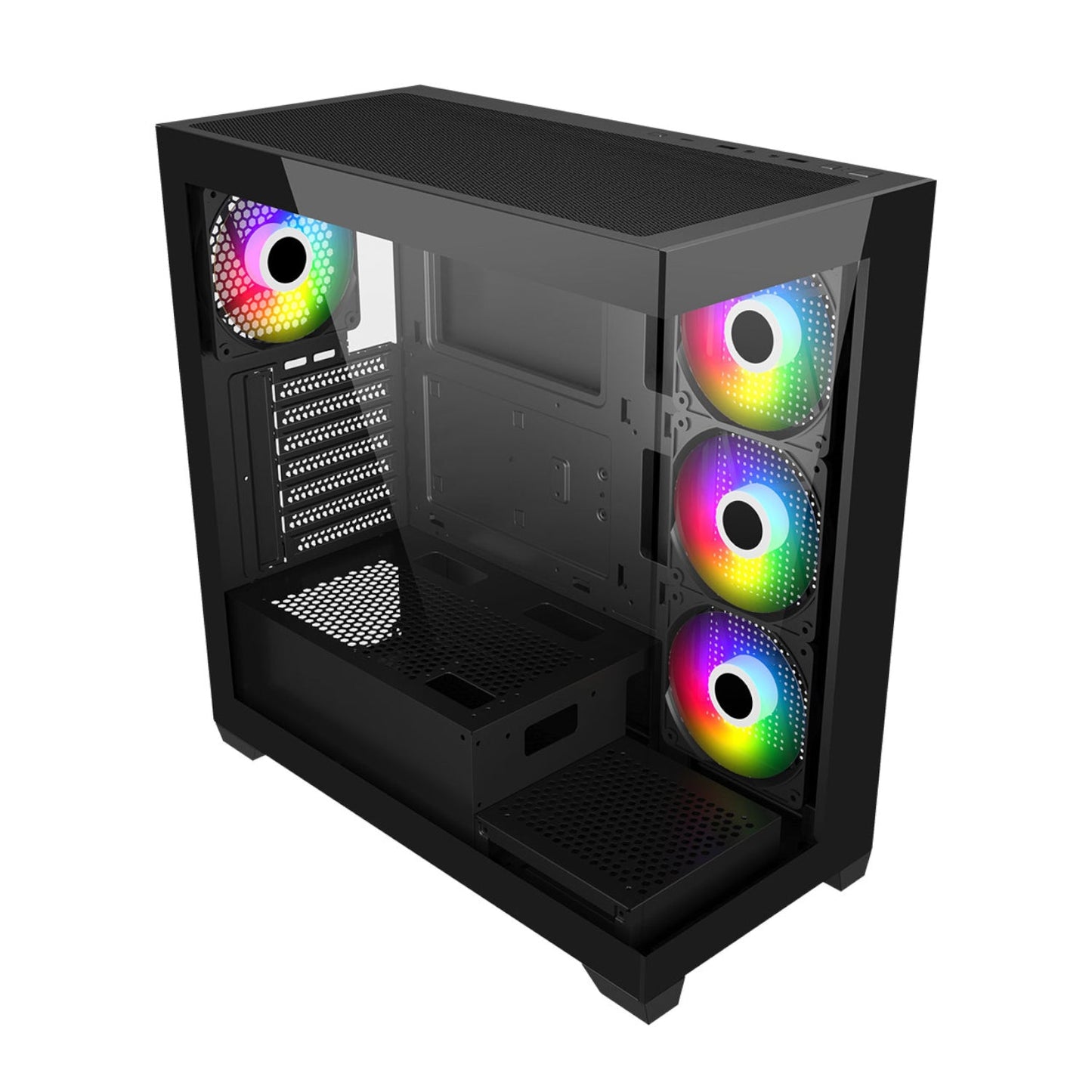 FSP M340 ARGB ATX Gaming Chassis - Black | dynacor.co.za