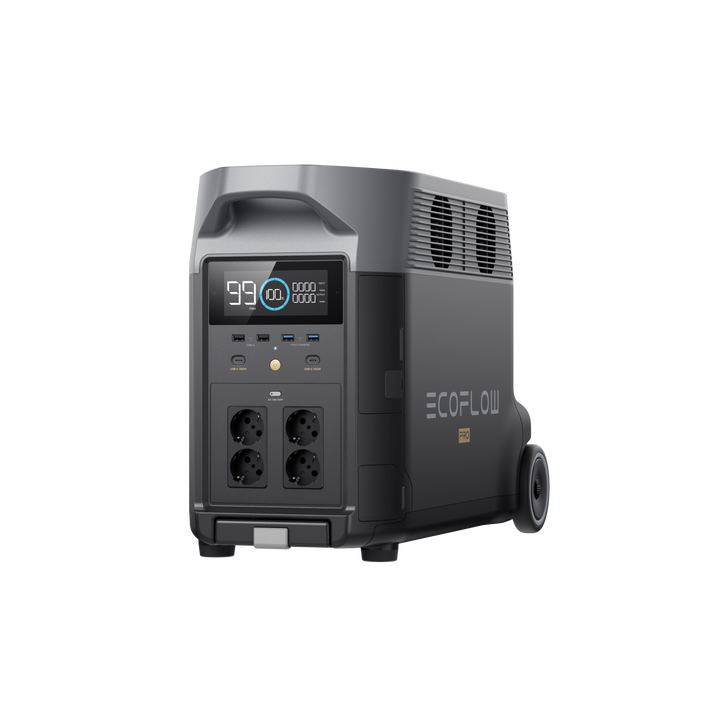 ECOFLOW DELTA PRO Portable Power Station - 3600W Output; 3600 Wh Battery; 1600W Solar -Int Socket | dynacor.co.za