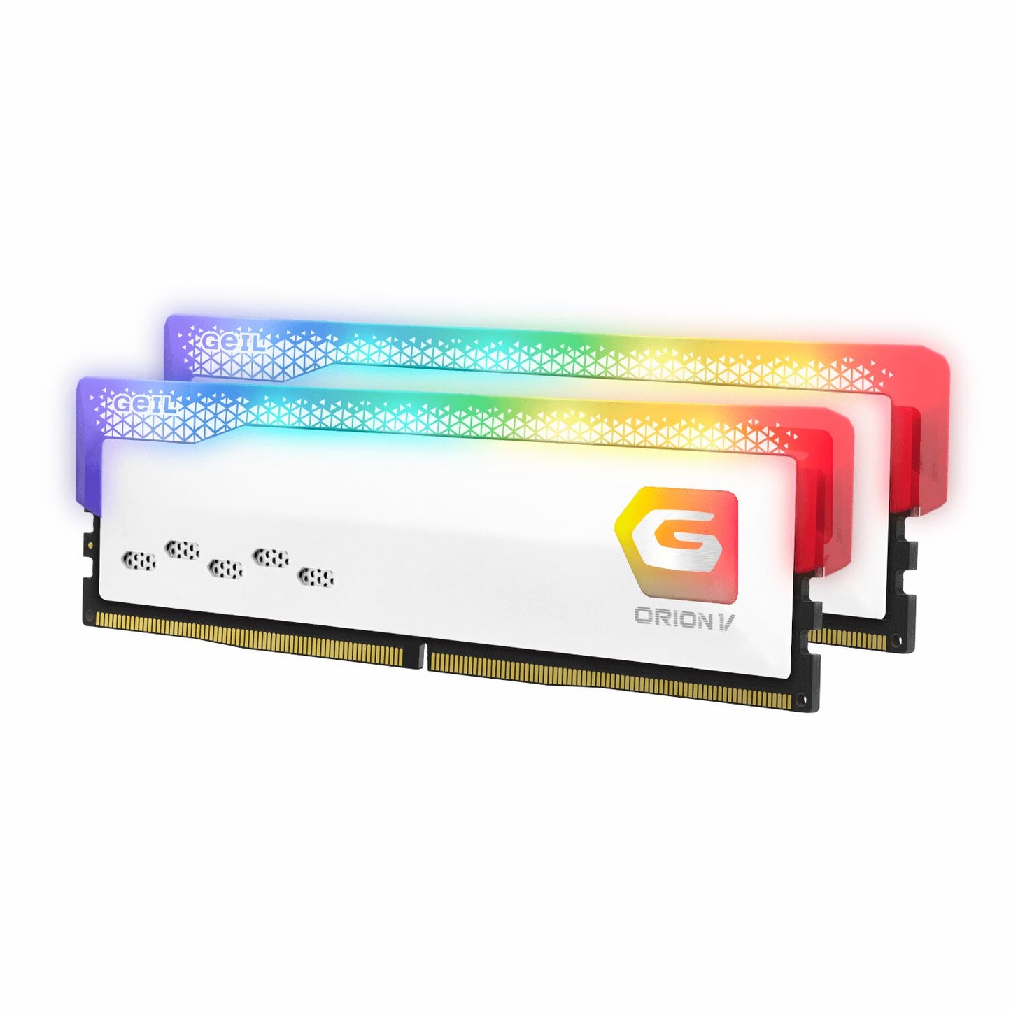GeIL Orion 32GB Kit(2x16GB) 6000MHz RGB DDR5 RAM - White | dynacor.co.za