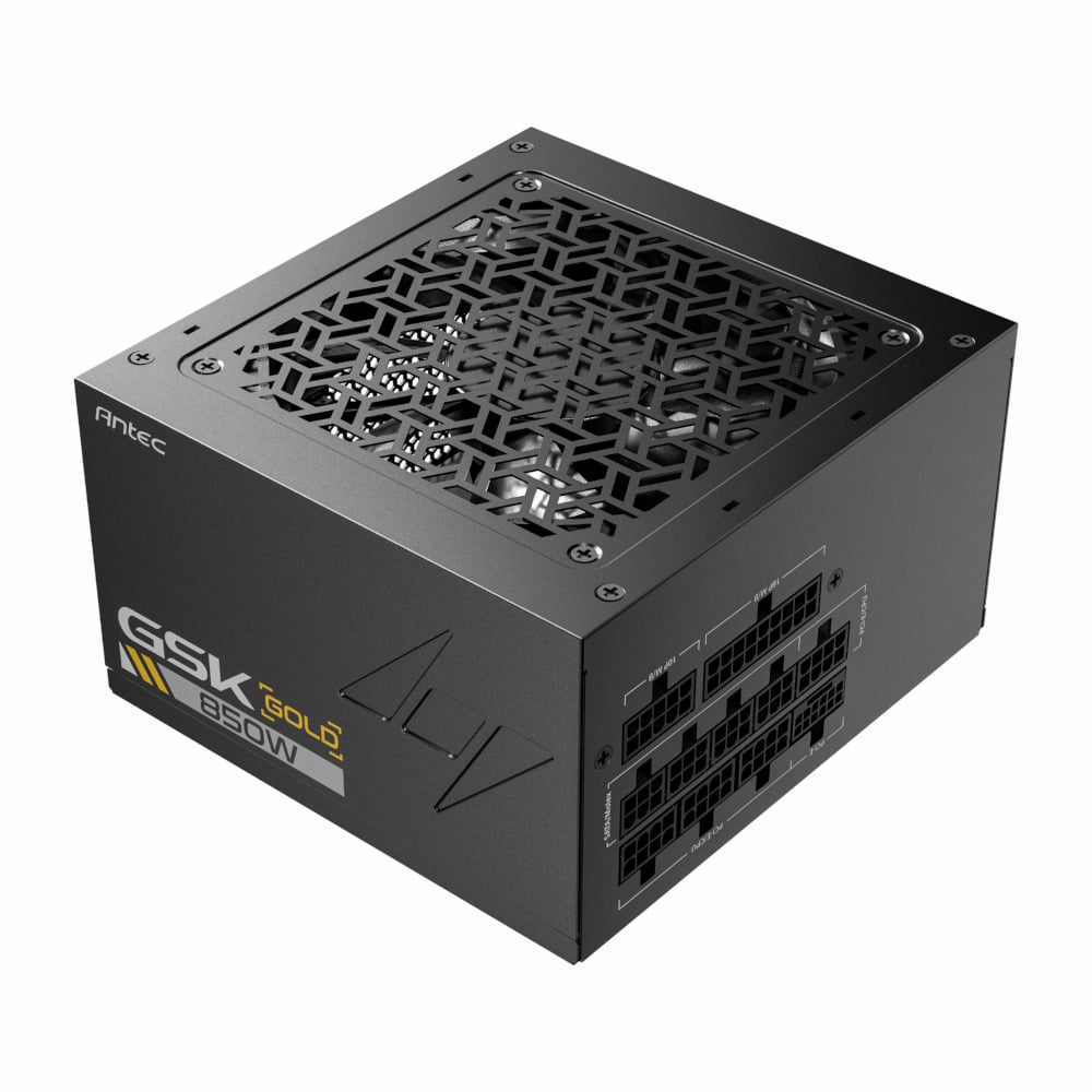 Antec GSK 850W PCIe 5.1 Gen5 80 PLUS Gold Fully Modular Power Supply | dynacor.co.za