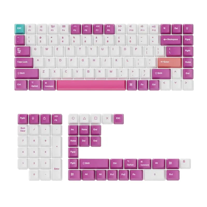 KEYCHRON FULL SET KEYCAP DE-SUB PBT UNIC | dynacor.co.za