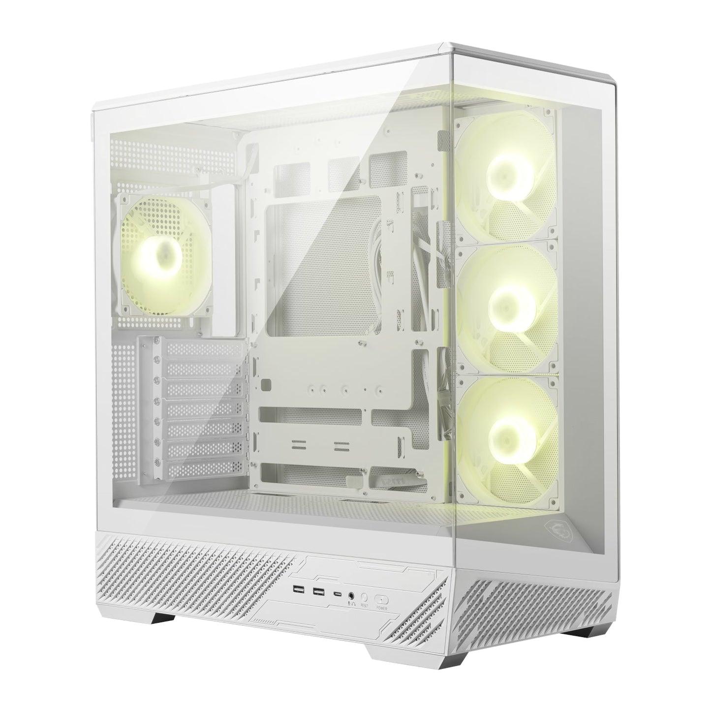 MSI MAG PANO 130R PZ ATX Gaming Chassis - White | dynacor.co.za