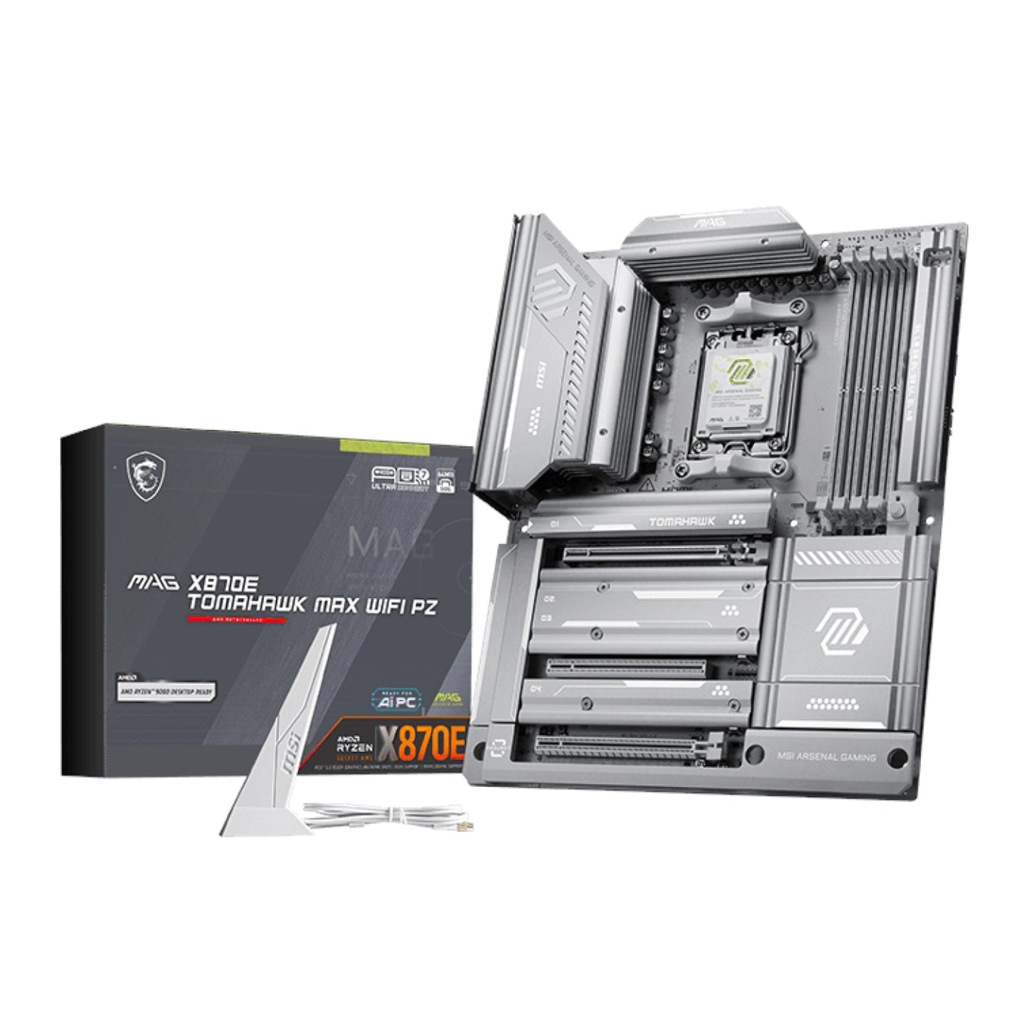 MSI MAG X870E TOMAHAWK MAX WIFI PZ AM5 ATX Motherboard | dynacor.co.za