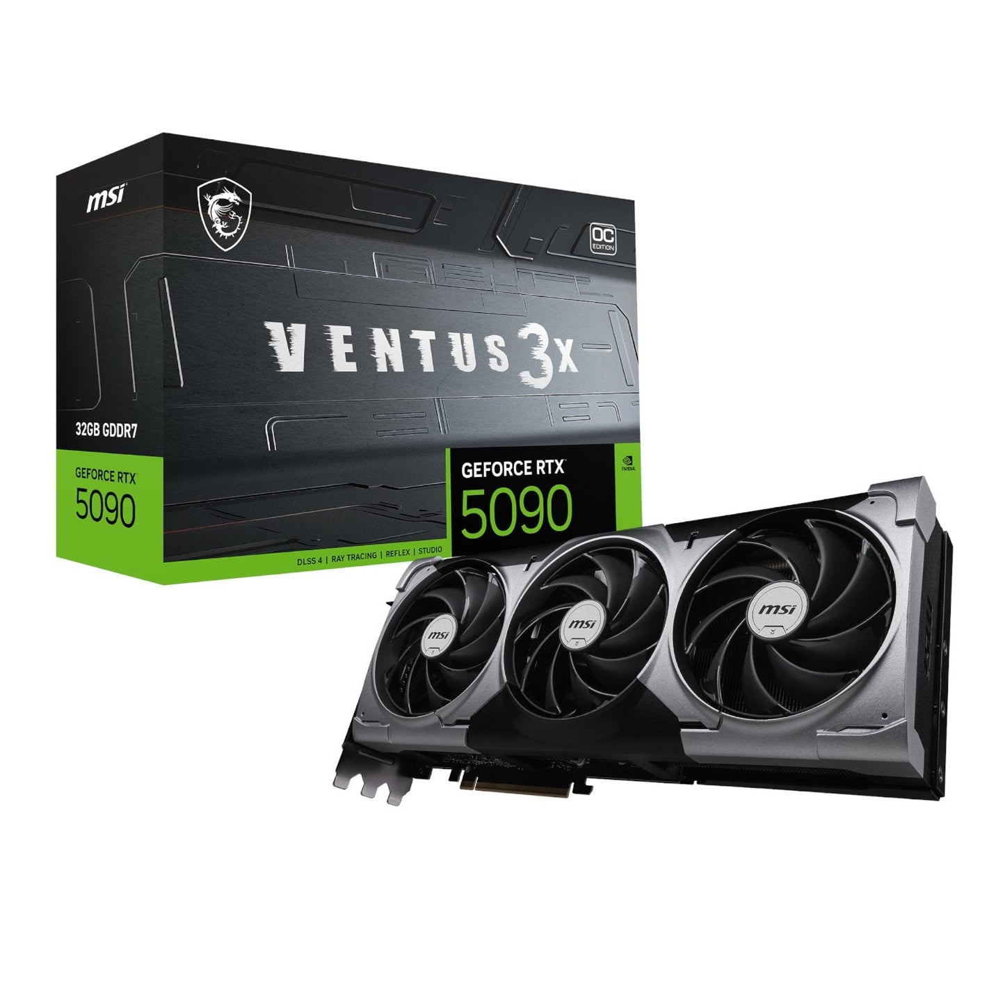 MSI GeForce RTX 5090 VENTUS 3X OC 32G Graphics Card | dynacor.co.za