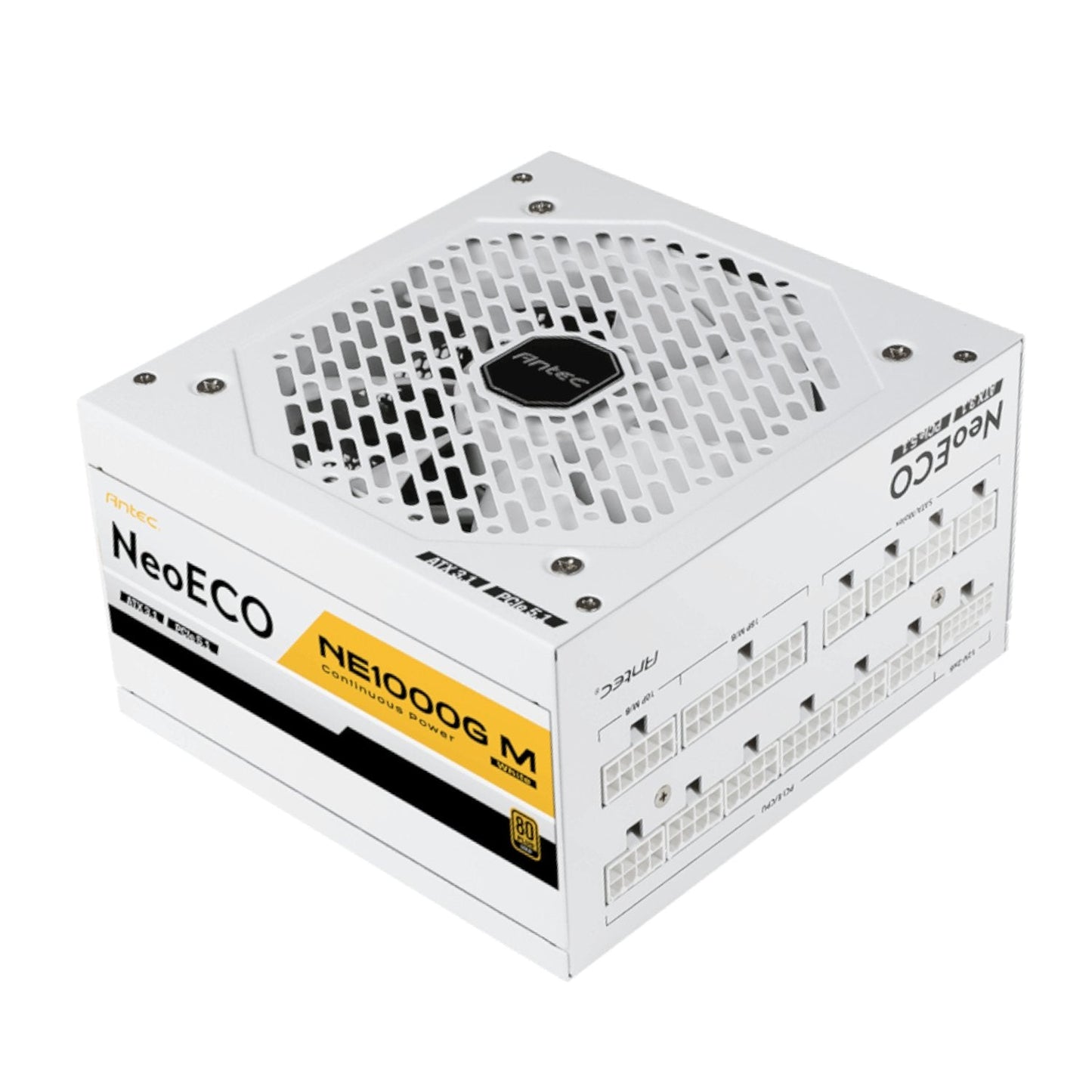 Antec NeoEco Series 1000W GEN5 80 Plus Gold Fully Modular - White | dynacor.co.za