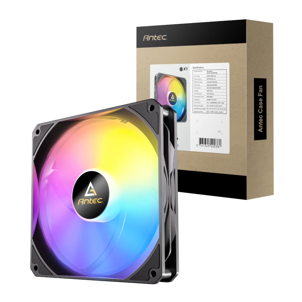 Antec P14 ARGB 140 PWM Case Fan - Black | dynacor.co.za