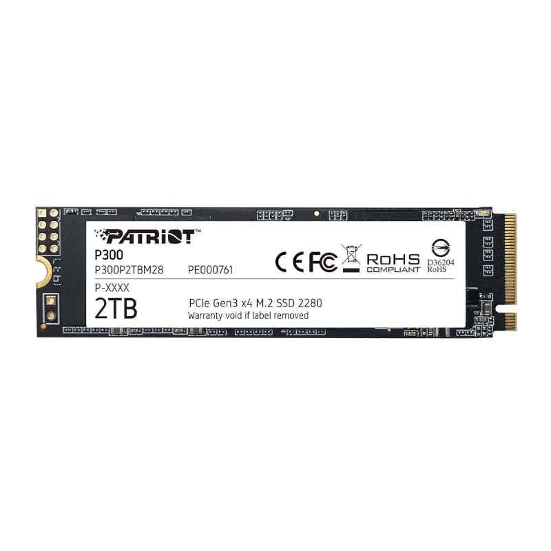 Patriot P300 2TB M.2 PCIe NVMe SSD | dynacor.co.za