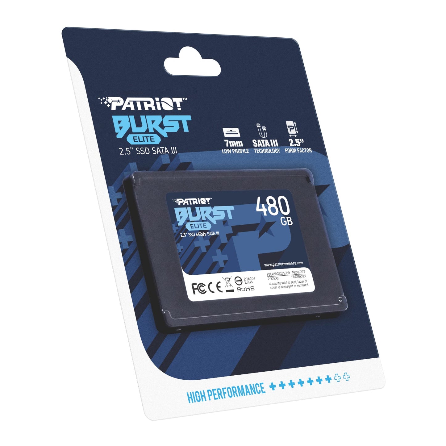 Patriot Burst Elite 480GB 2.5" SATA III SSD | dynacor.co.za