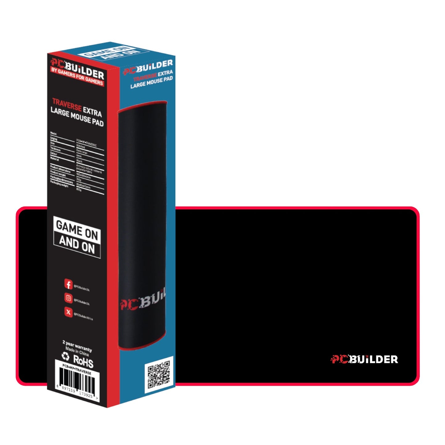 PCBuilder Traverse Large Mouse Pad | dynacor.co.za