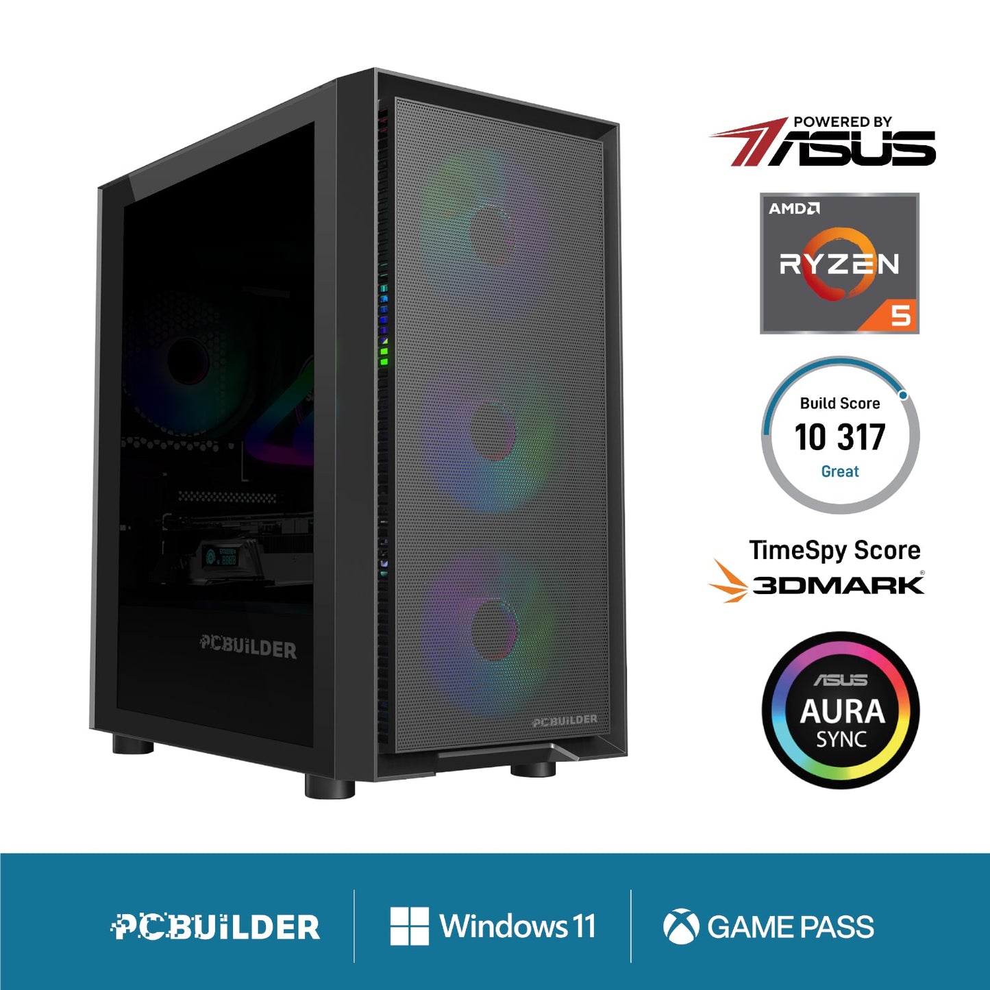 PCBuilder Ryzen 5 5600X PATHFINDER Windows 11 Gaming PC | dynacor.co.za