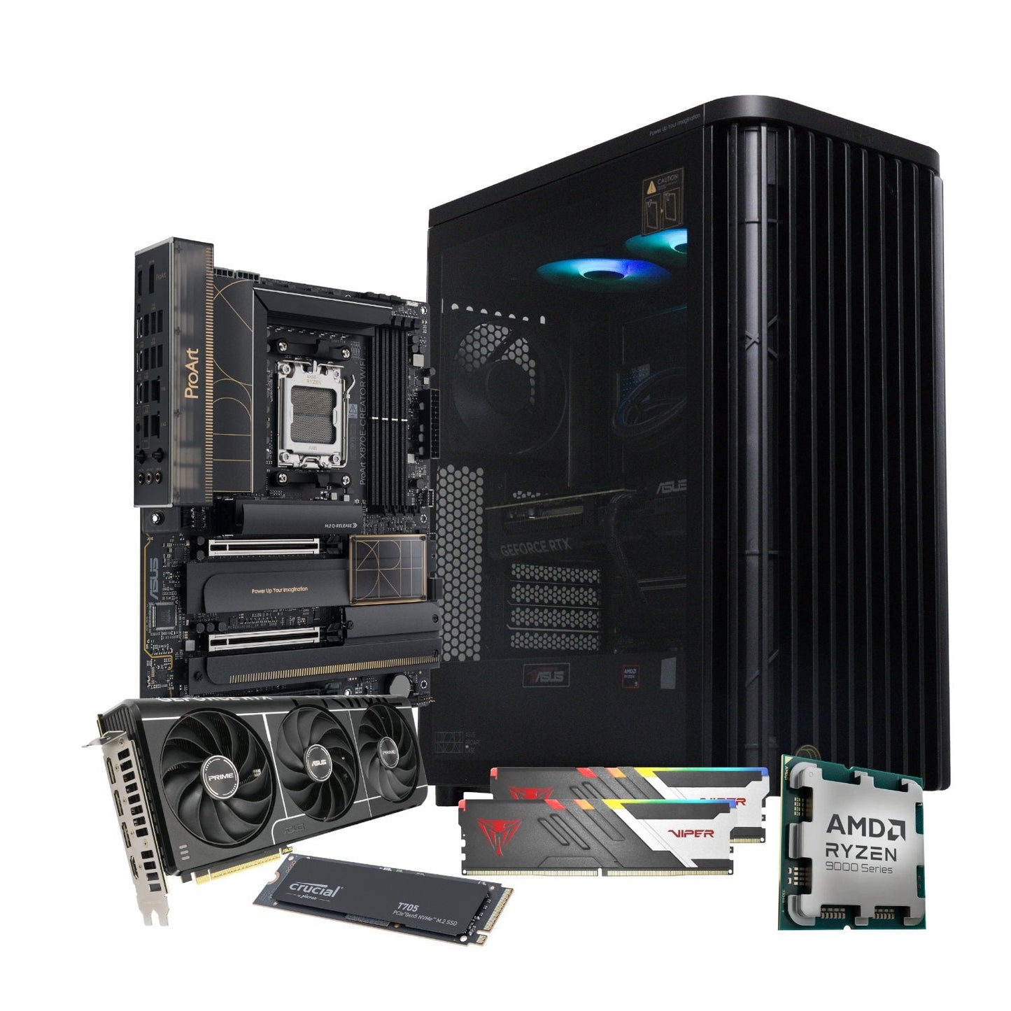 PCBuilder Ryzen 9 9950X REMBRANDT Windows 11 Creator PC | dynacor.co.za