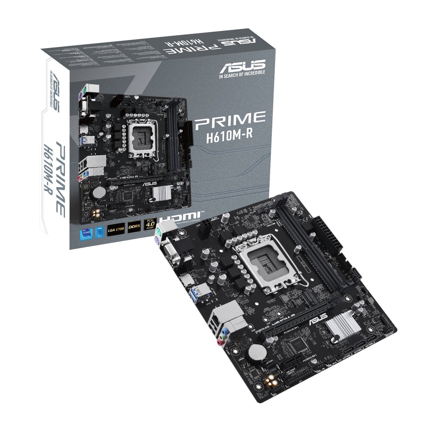 Asus PRIME H610M-R LGA1700 Micro ATX Motherboard | dynacor.co.za