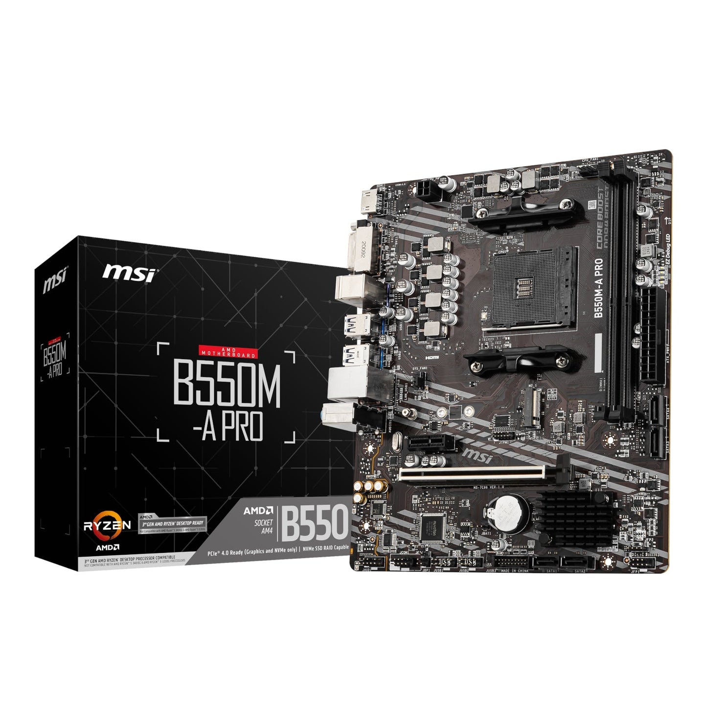 MSI B550M-A Pro AM4 M-ATX Motherboard | dynacor.co.za