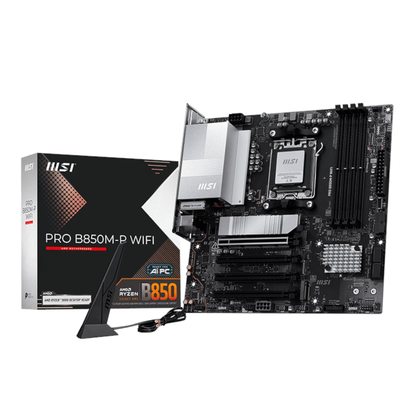 MSI PRO B850M-P WIFI AM5 mATX Motherboard | dynacor.co.za