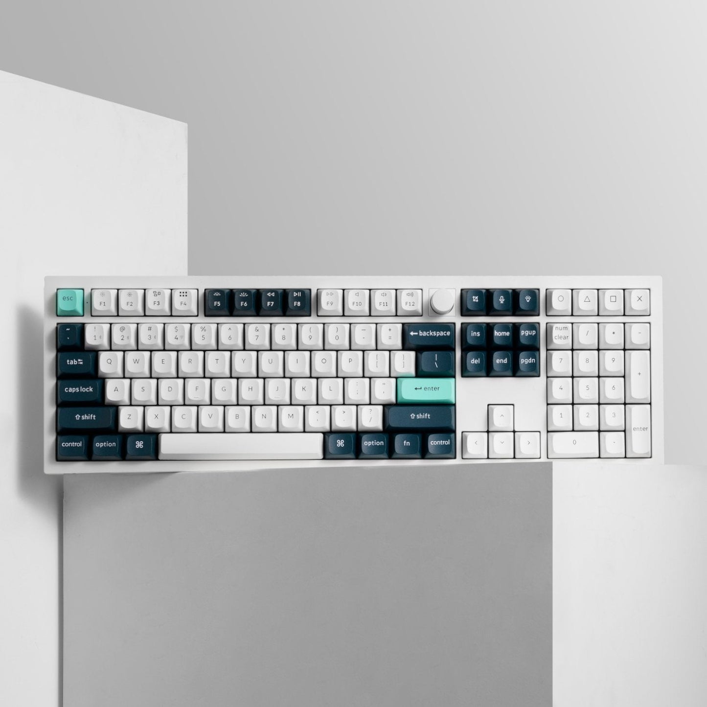 Keychron Q6 HE QMK Full-size Wireless Custom Mechanical Keyboard (Nebula Switch) – Shell White | dynacor.co.za