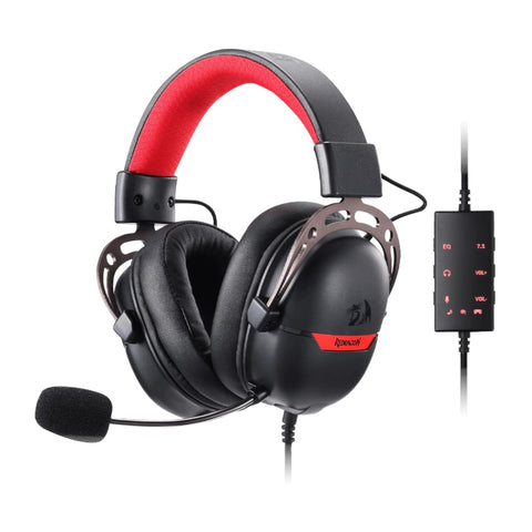 REDRAGON Over-Ear AURORA Gaming Headset - Black | dynacor.co.za