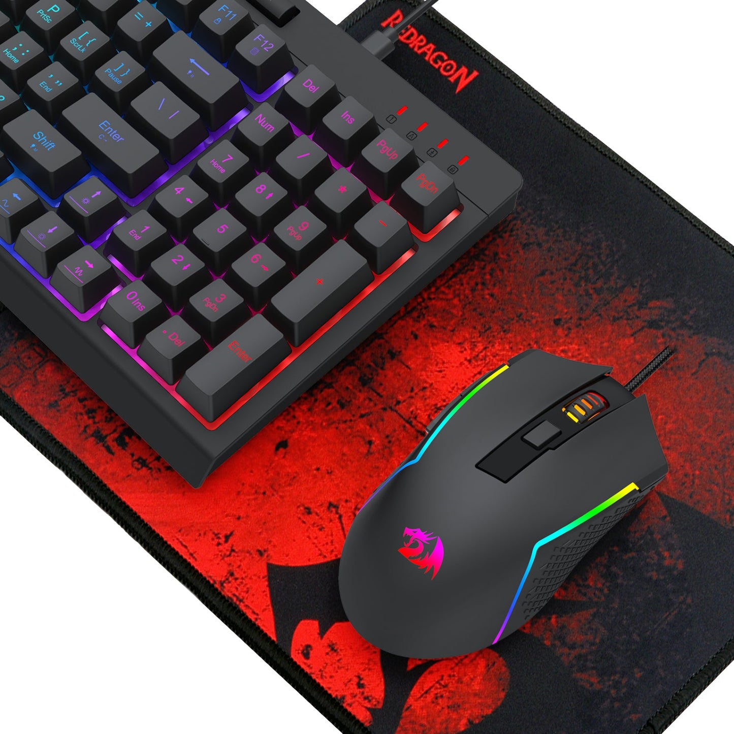 Redragon 4-in-1 Keyboard | Mouse | Mousepad | Headset Gaming Combo | dynacor.co.za
