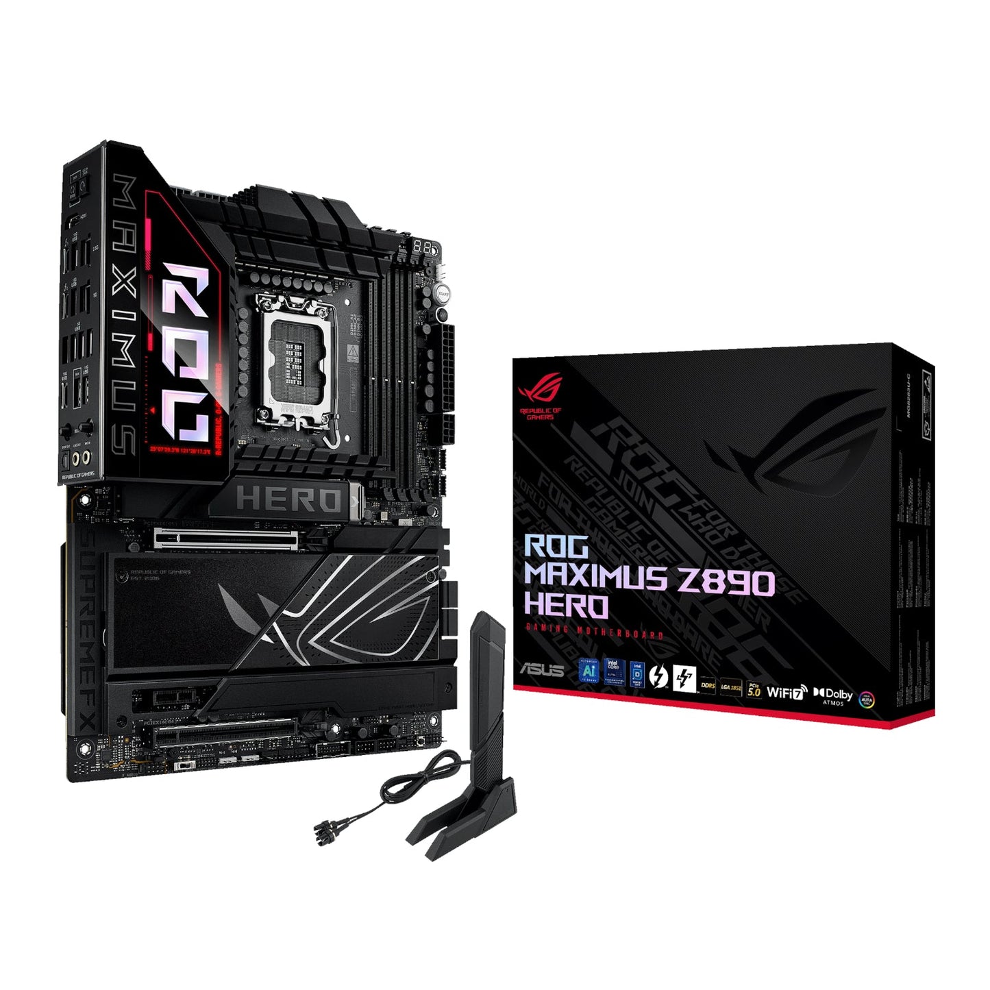 Asus ROG Maximus Z890 Hero Intel LGA1851 ATX Gaming Motherboard | dynacor.co.za