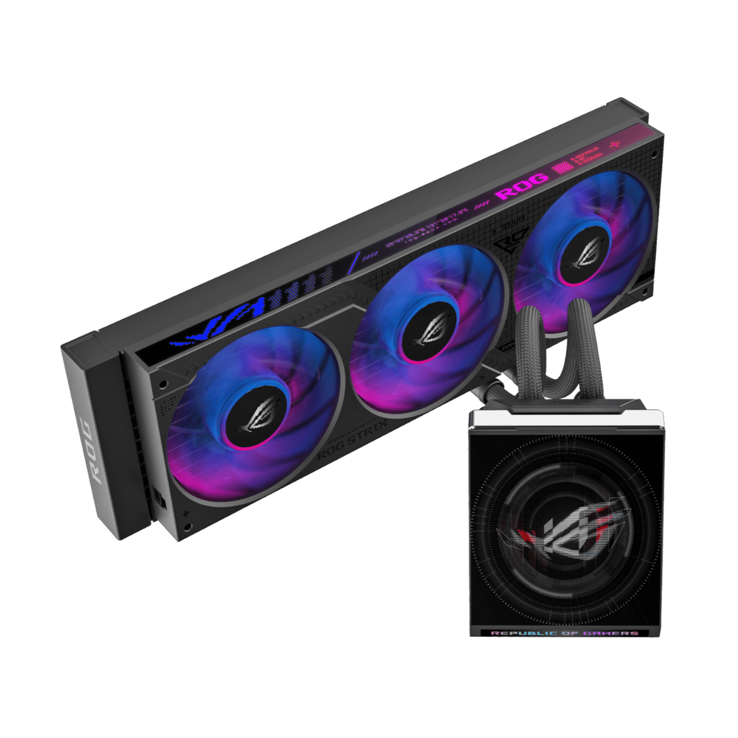 ASUS ROG Strix SLC IV 360 ARGB LCD Liquid CPU Cooler - Black | dynacor.co.za