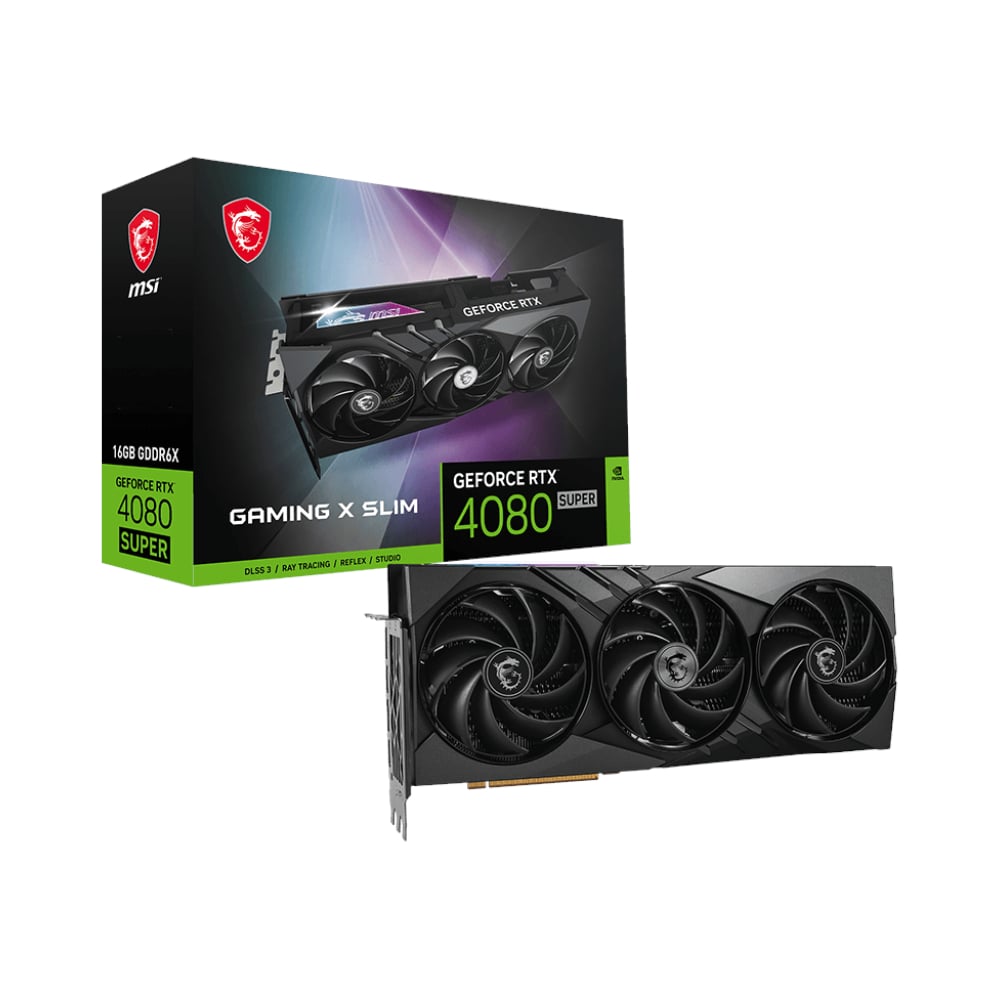 MSI Nvidia GeForce RTX 4080 Super Gaming X Slim 16GB Graphics Card | dynacor.co.za