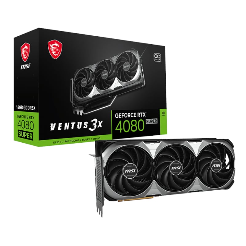 MSI Nvidia GeForce RTX 4080 Super Ventus 3x 16GB Graphics Card | dynacor.co.za