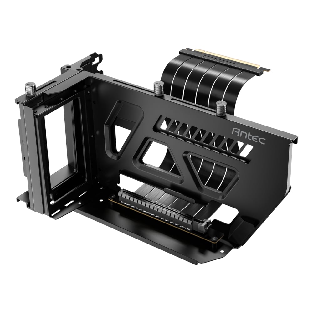 Antec SHIFT Vertical GPU Bracket with PCIe 4.0 Riser Cable – Black | dynacor.co.za