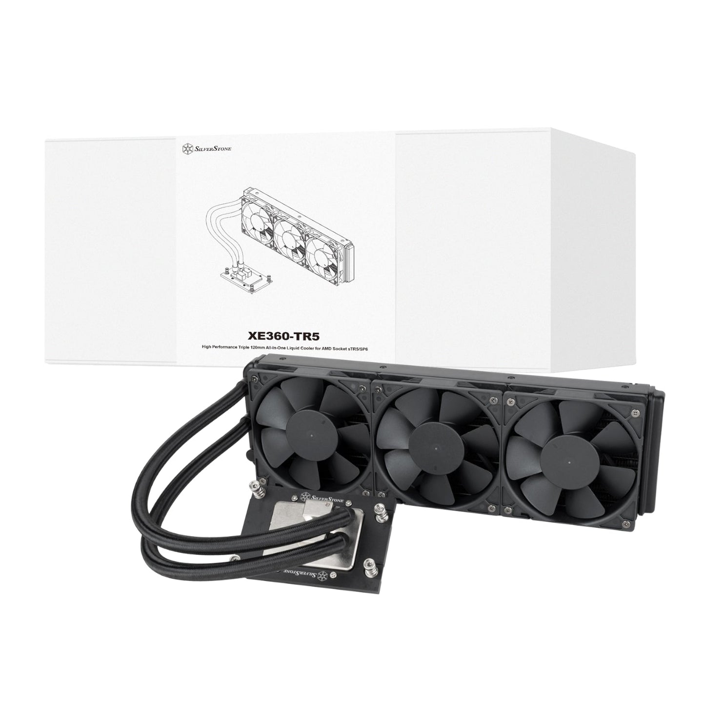 Silverstone XE360-TR5 High Performance 360mm AIO Liquid CPU Cooler | dynacor.co.za