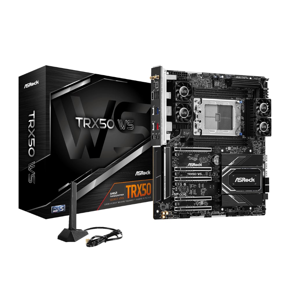 ASRock TRX50 WS AMD TR5 EATX Gaming Motherboard | dynacor.co.za