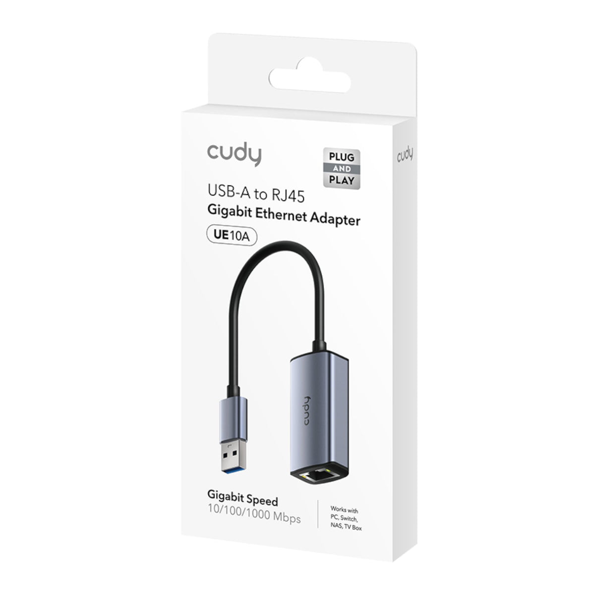 Cudy UE10A USB-A to Gigabit Ethernet Adapter | dynacor.co.za