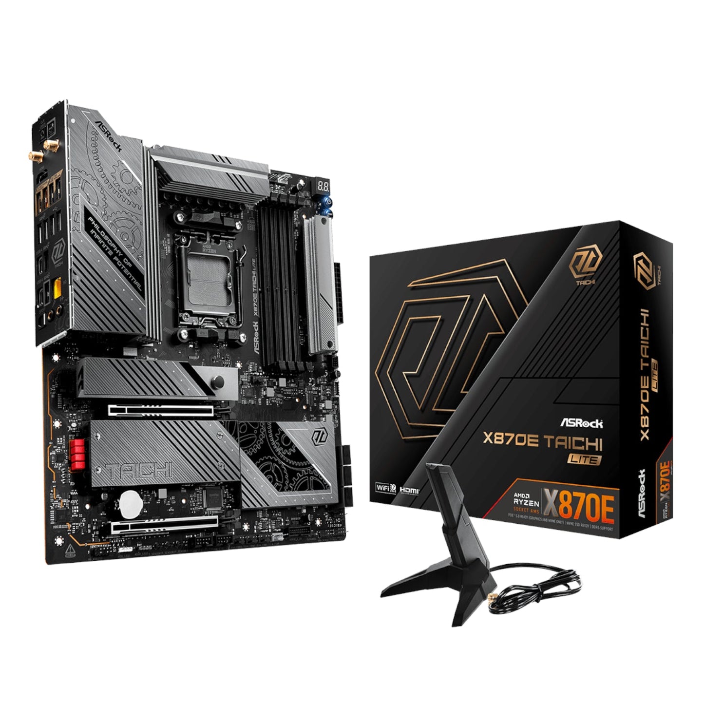 ASRock X870E Taichi Lite AM5 ATX Motherboard | dynacor.co.za