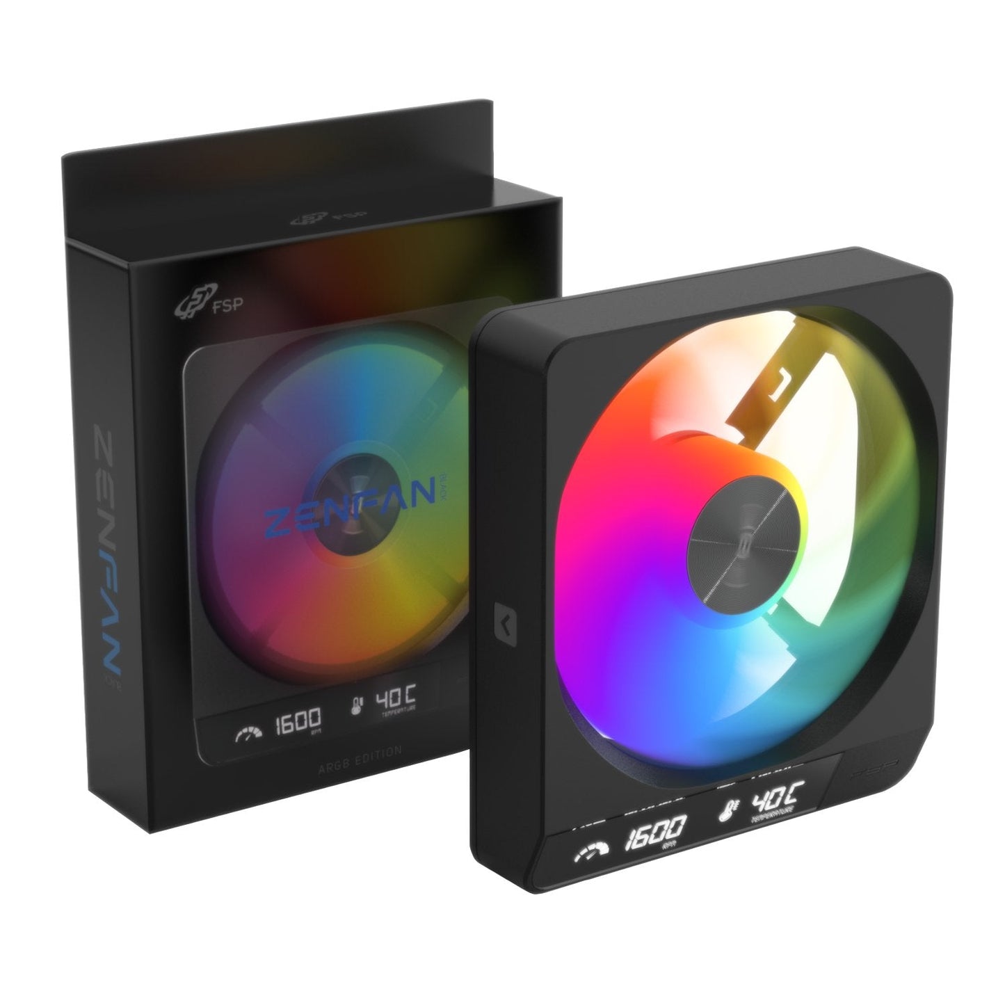 FSP ZENFAN 120mm ARGB PWM Smart Fan - Black | dynacor.co.za