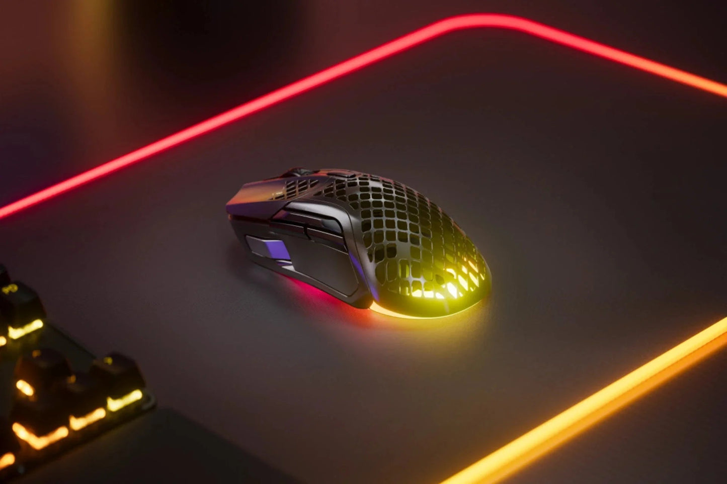 SteelSeries Aerox 5 RGB Wireless Optical Gaming Mouse | Black | dynacor.co.za
