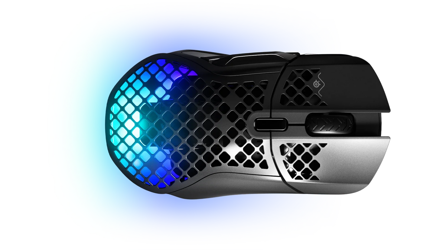 SteelSeries Aerox 5 RGB Wireless Optical Gaming Mouse | Black | dynacor.co.za