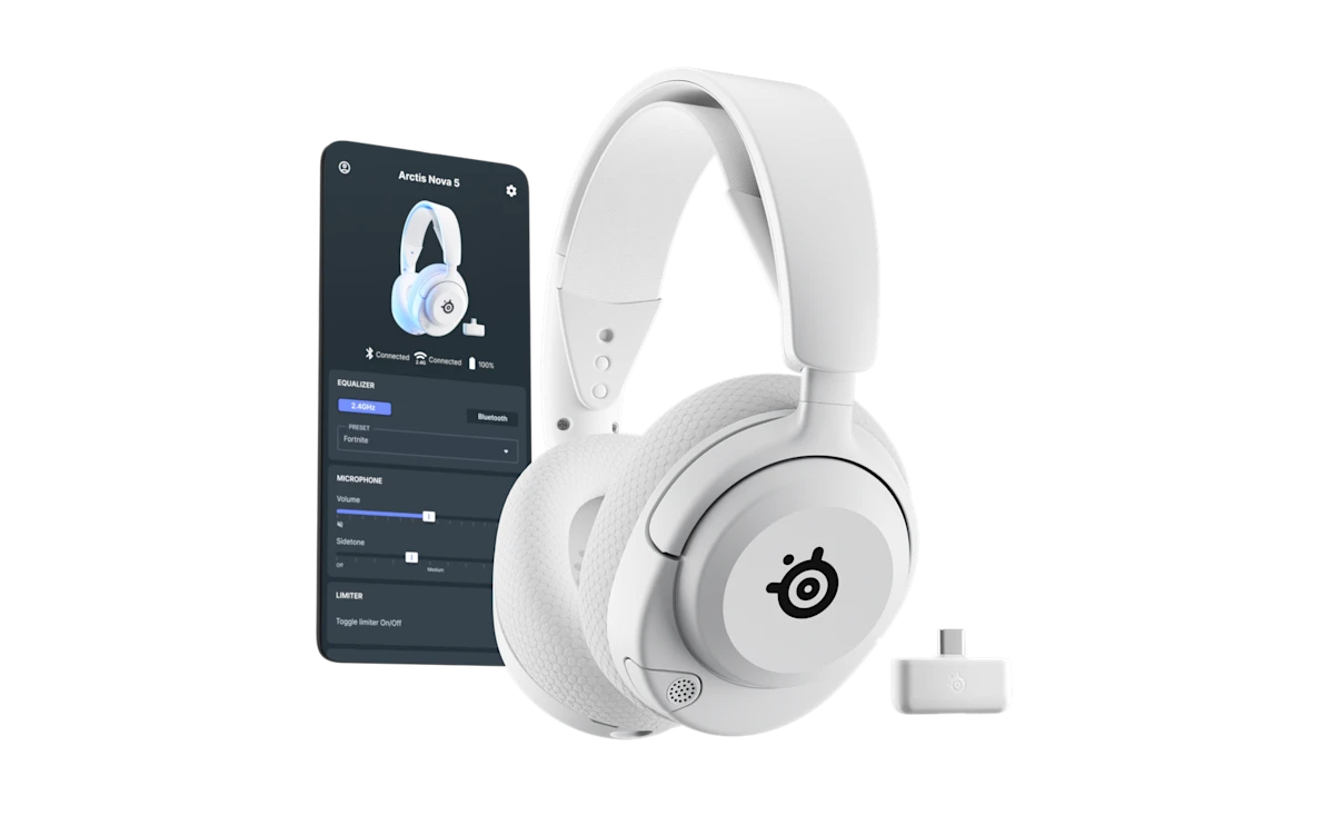 SteelSeries Arctis Nova 5P Wireless - White | dynacor.co.za