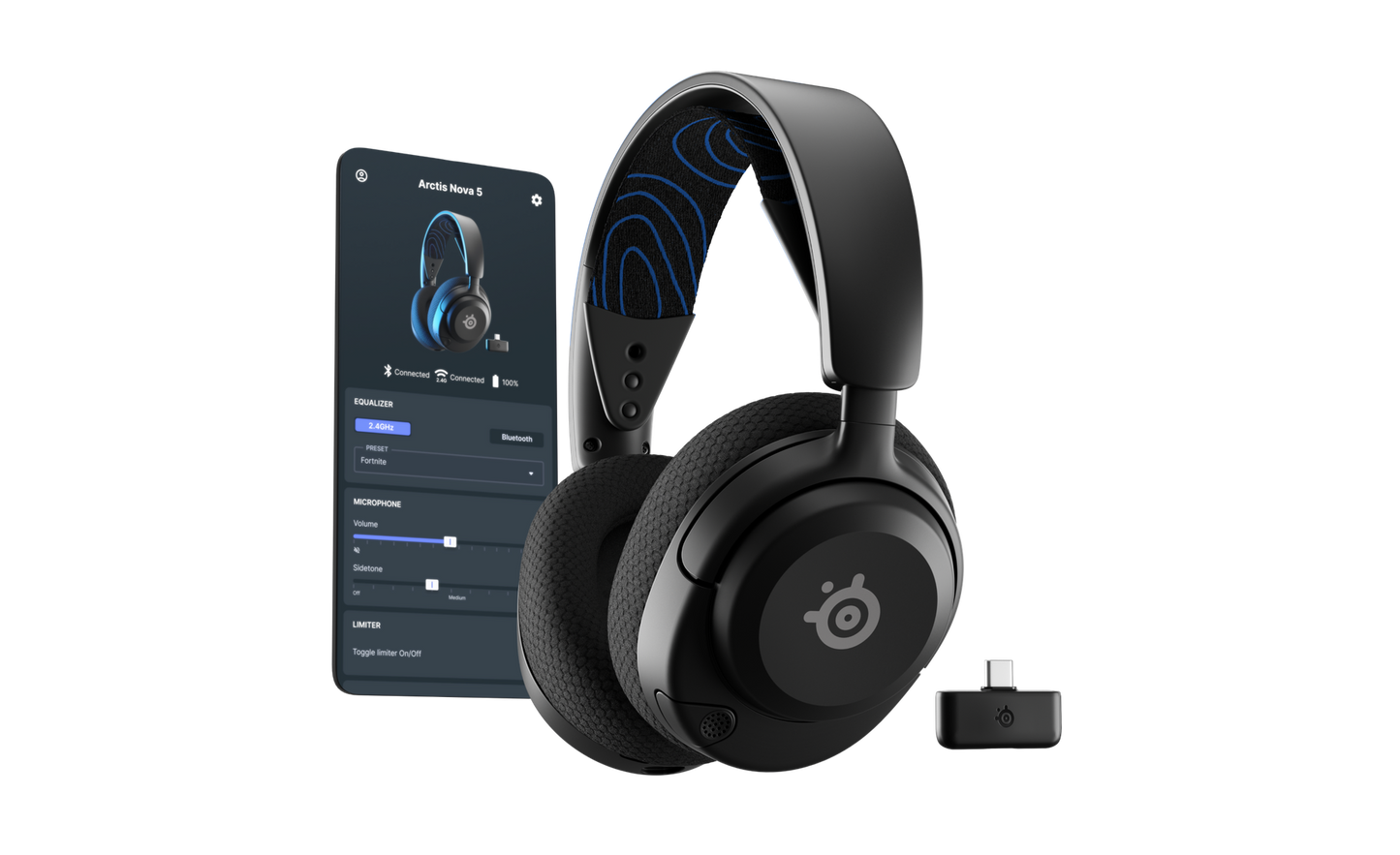 SteelSeries Arctis Nova 5P Wireless Gaming Headset | dynacor.co.za